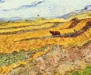 Enclosed Field With Ploughman, Vincent Van Gogh